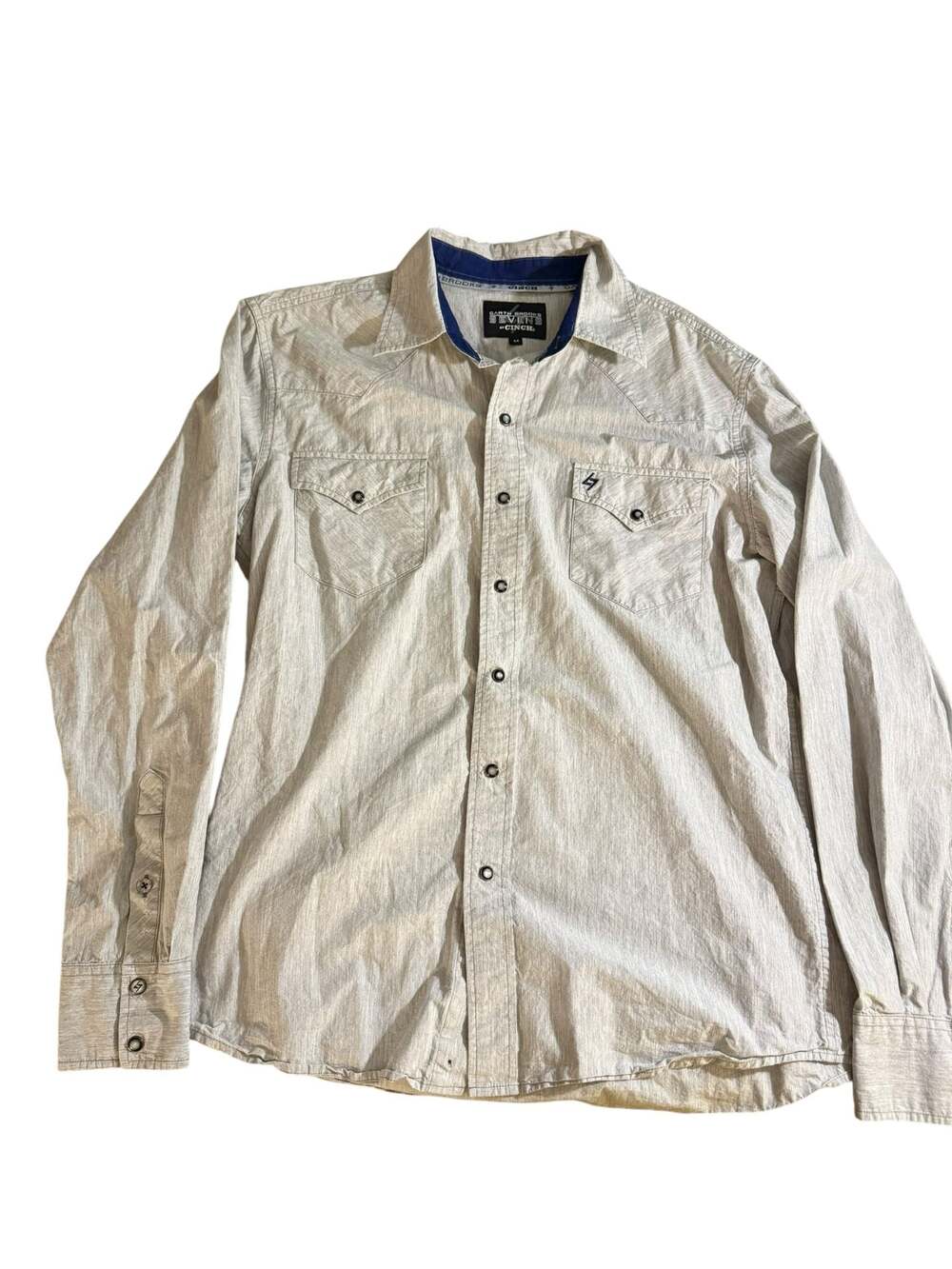 Garth Brooks Sevens by Cinch Gray Western Snap Front Shirt